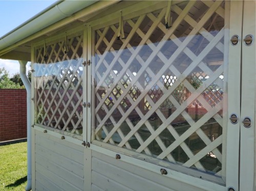 Мягкие окна для дачи-комфорт, безопасность и защита от осадков